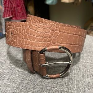 Halogen mauve color belt nwot